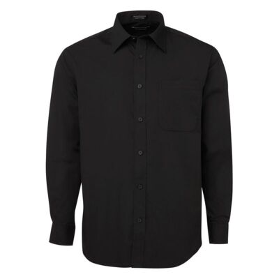 Mens Long Sleeve Poplin Shirt Thumbnail