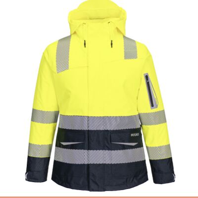 Huski Hi-Vis Womens Contrast Rain Jacket Thumbnail