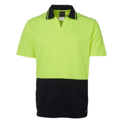 Mens HV Short Sleeve Non Button Polo Thumbnail