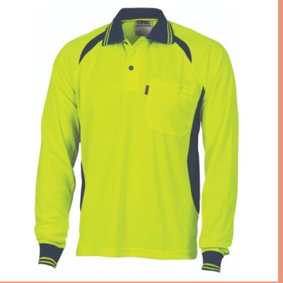 Cool Breeze Contrast Mesh Polo Thumbnail