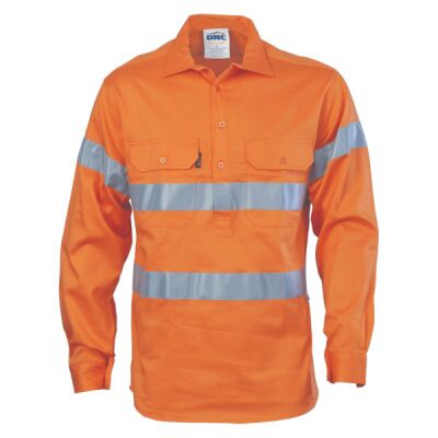 Close Front Cotton Drill Shirt with 3M R/Tape Thumbnail