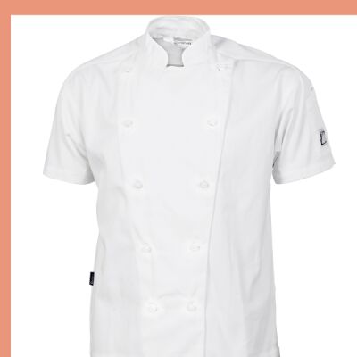 Mens Traditional Chef Jacket Short Sleeve Thumbnail