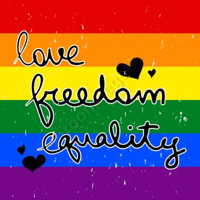 LGBT card design love freedom equaltiy Thumbnail